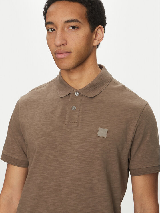 BOSS BOSS Поло 50536728 Бежевий Regular Fit