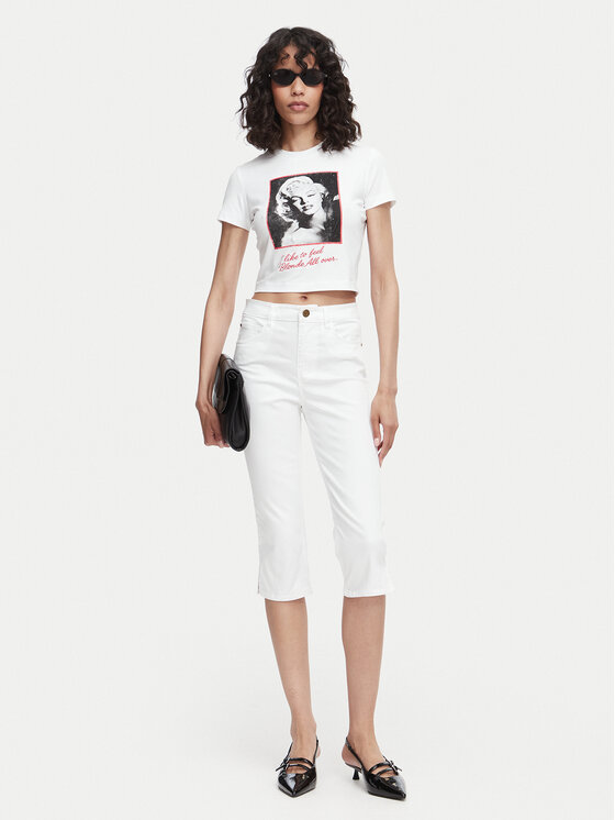 Guess Guess Футболка W6YI64 K6710 Білий Regular Fit