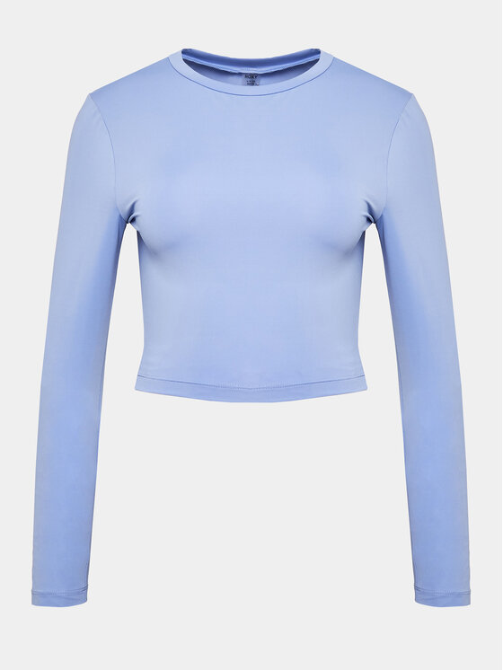 Roxy Roxy Felső Bold Moves Ls Kttp ERJKT04067 Kék Slim Fit