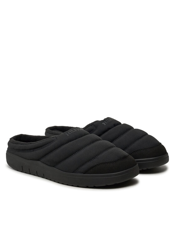 Tommy Hilfiger Naminės šlepetės Tommy Hilfiger FM0FM05158 Juoda