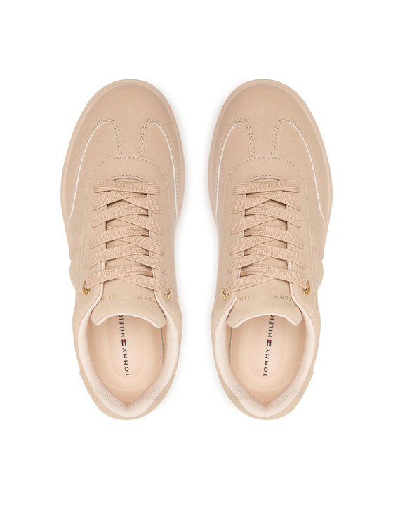 Tommy Hilfiger Sneakers Tommy Hilfiger Low Cut Lace-Up Sneaker T3A9-35086-0315 D Bej deschis