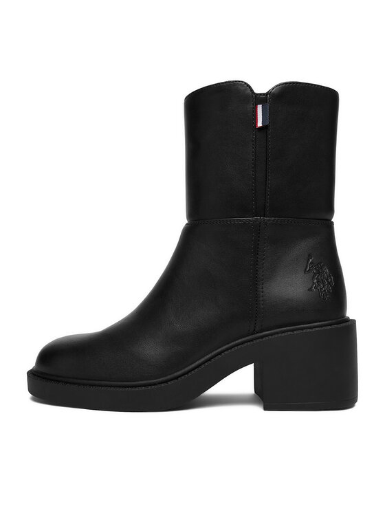 U.S. Polo Assn. Botine U.S. Polo Assn. EO-RAVEN001W/GY1 Negru