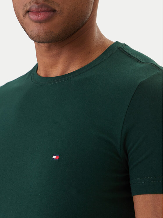 Tommy Hilfiger Tommy Hilfiger Camiseta MW0MW10800 Verde Slim Fit