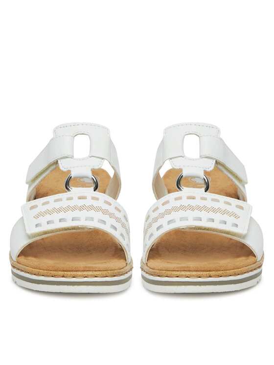 Rieker Nazouváky Rieker V0636-80 Bílá