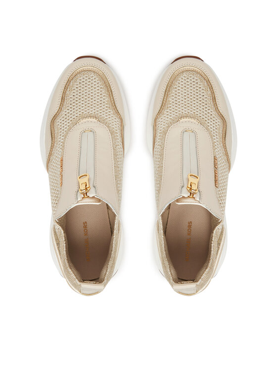 MICHAEL Michael Kors Снікерcи MICHAEL Michael Kors Zuma Mixed-Media Trainer 43F5ZUFP2L Золотий