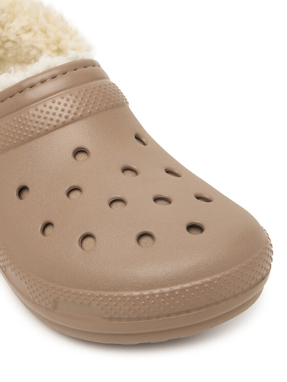 Crocs Шльопанці Crocs Classic Lined Clog 211396 Бежевий