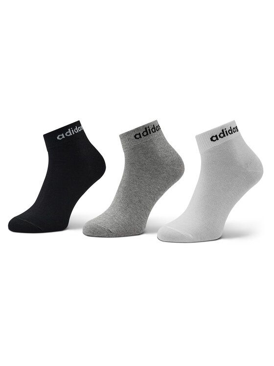 adidas Rövid zoknik adidas Think Linear Ankle Socks 3 Pairs IC1306 Szürke