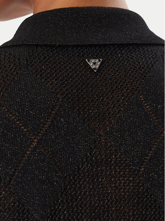 Guess Guess Polo W6YR17 Z0958 Negro Regular Fit