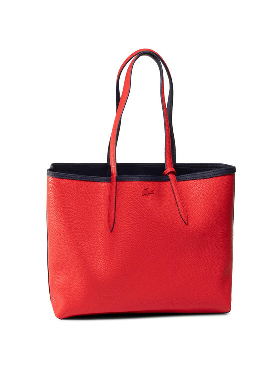 Lacoste Ročna torba Lacoste Shopping Bag NF2142AA Rdeča