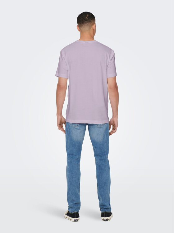 Only & Sons Only & Sons Majica 22025208 Vijolična Regular Fit