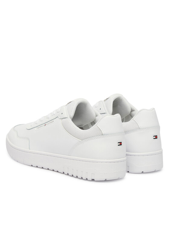Tommy Hilfiger Сникърси Tommy Hilfiger Th Basket Core Lite Lth FM0FM05713 Бял