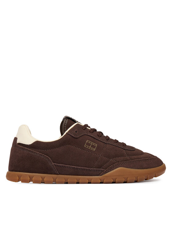 Tommy Jeans Tenisice Tommy Jeans Tommy Jeans Low Suede Runner EM0EM01800 Smeđa