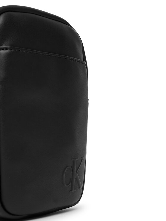Calvin Klein Maža rankinė Calvin Klein Bold Ck Slim Reporter LV04D3279G Juoda