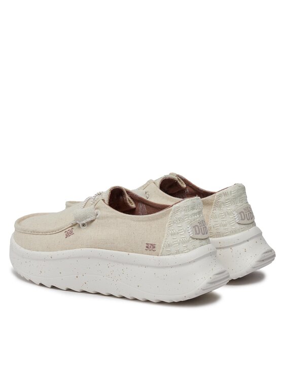 Hey Dude Pusbačiai Hey Dude Wendy Peak Chambray 40255-13R Smėlio