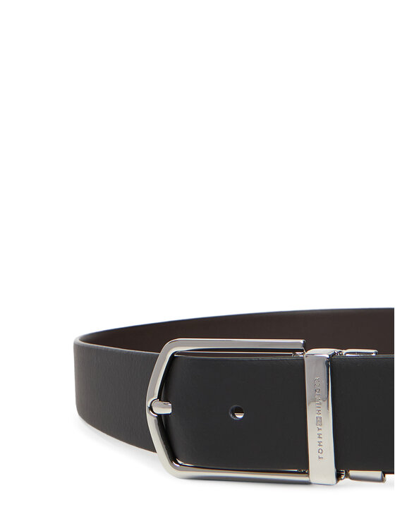 Tommy Hilfiger Curea pentru Bărbați Tommy Hilfiger Th Business Lux Rev AM0AM13762 Negru