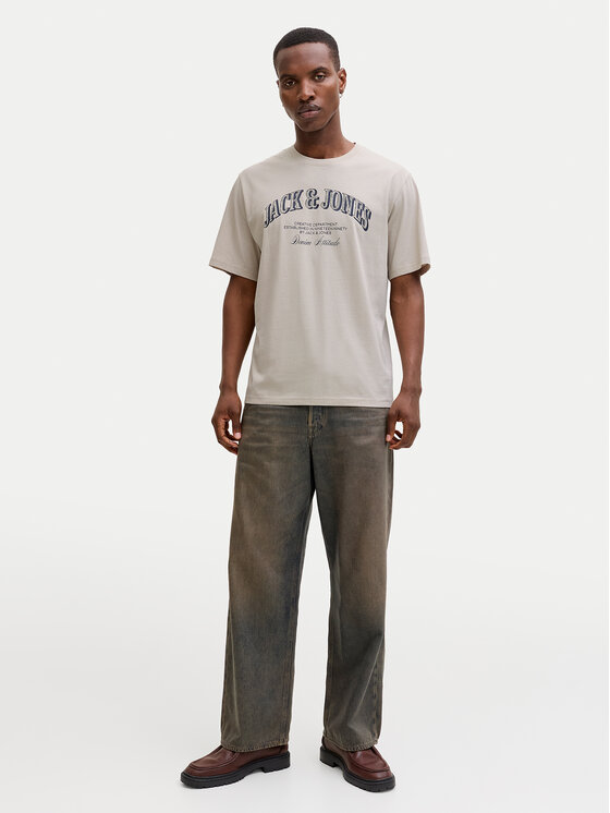 Jack & Jones Jack & Jones Camiseta Denver 12291213 Gris Relaxed Fit