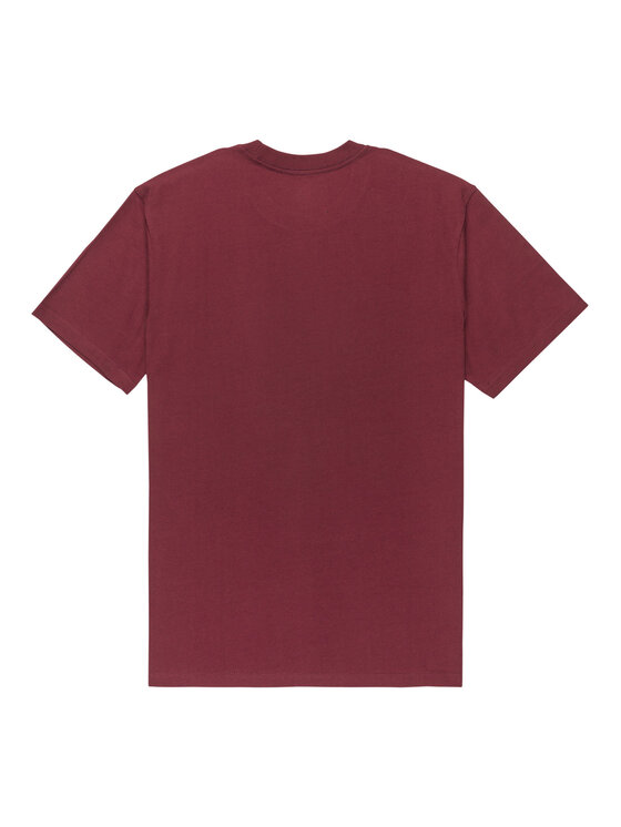 Element Element Camiseta Element Co ELYZT00603 Guinda/burdeos Regular Fit