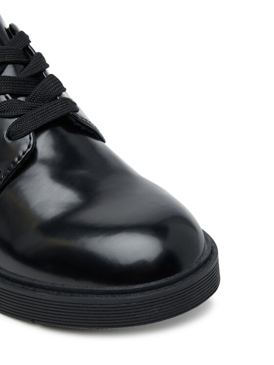 Calvin Klein Oxford čevlji Calvin Klein Low Cut Lace-Up Shoe V3X4-83182-1453 S Črna