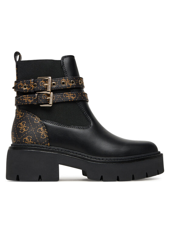 Guess Škornji Guess FLTSDR FAL10 Črna