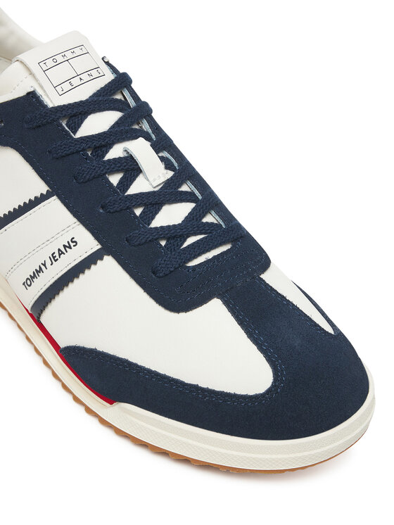 Tommy Jeans Sneakersy Tommy Jeans Tjm Retro Runner Cleated EM0EM01619 Biały