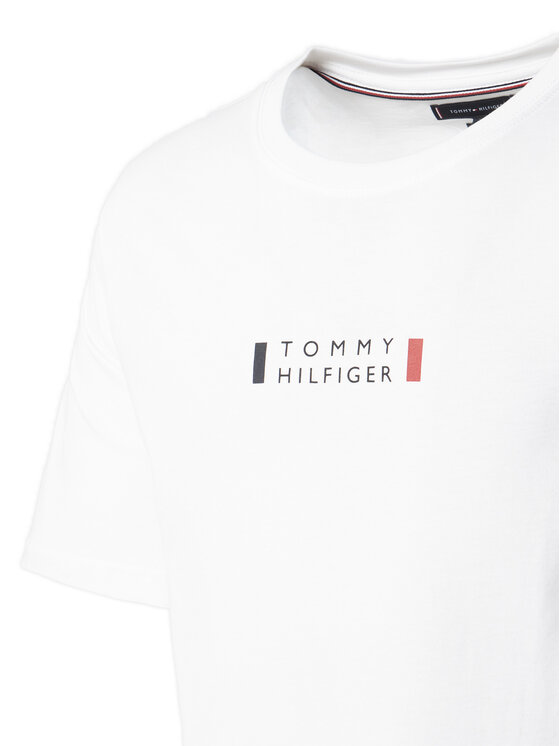 Tommy Hilfiger Tommy Hilfiger Camiseta Brand Love MW0MW41453 Blanco Regular Fit