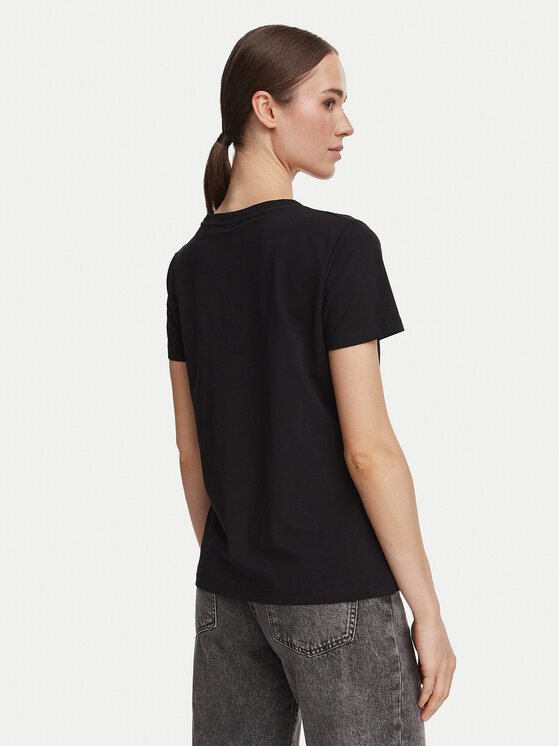 Guess Guess Футболка V6YI08 K4689 Чорний Regular Fit