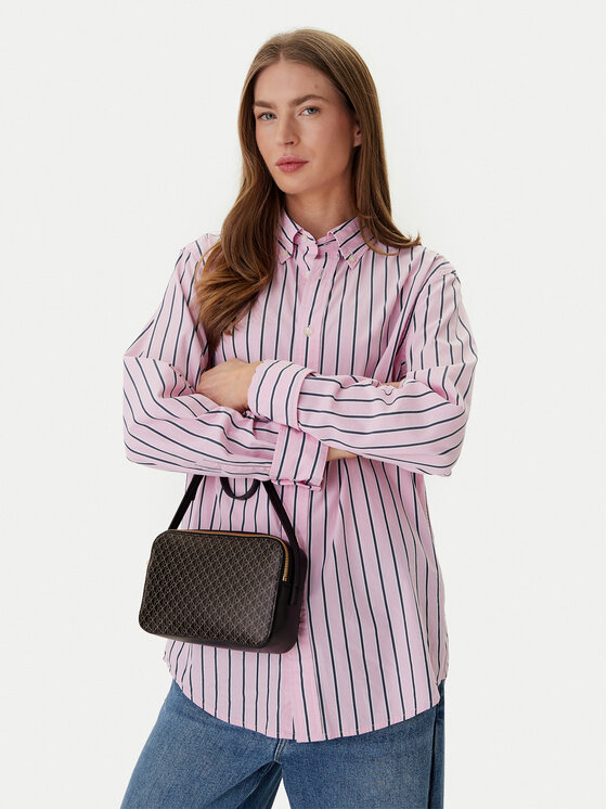 Calvin Klein Borsetta Calvin Klein Emblem Aop Elongated Camera Bag LV04F3268G Nero