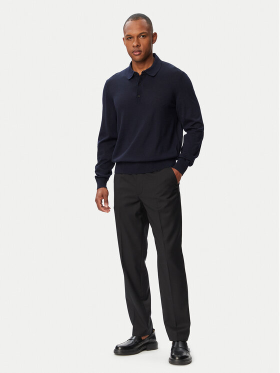 BOSS BOSS Polo H-Lancione 50565503 Azul marino Regular Fit