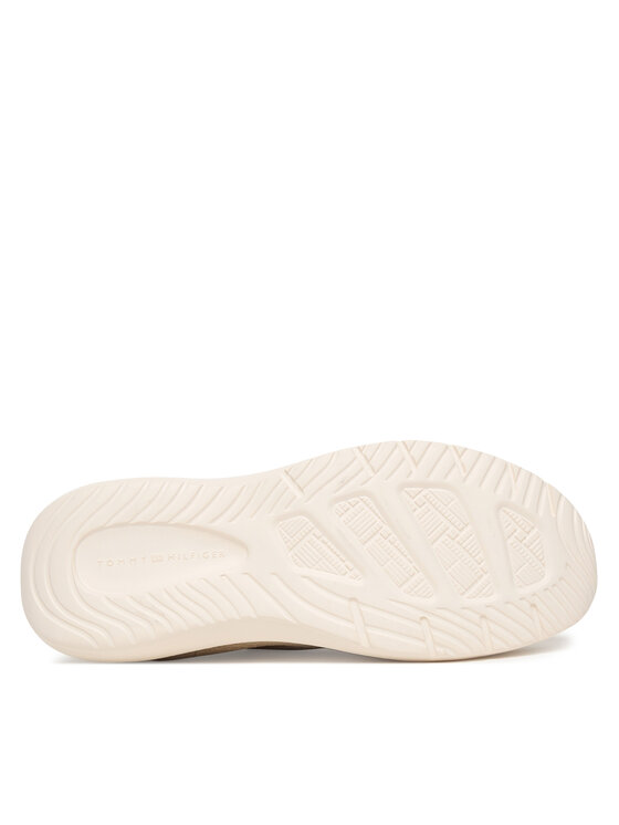 Tommy Hilfiger Sneakersy Tommy Hilfiger Th Knit Extralight Runner FW0FW09112 Beżowy