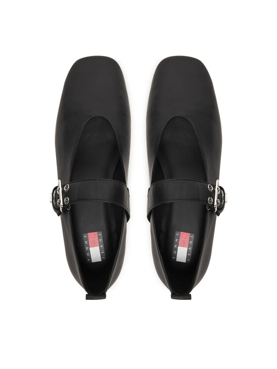 Tommy Jeans Balerinos Tommy Jeans Tjw Ballerina Buckle EN0EN03019 Juoda