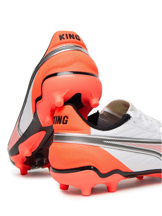 Puma Futbalové topánky Puma King Match Fg/Ag Jr 108837 01 Biela