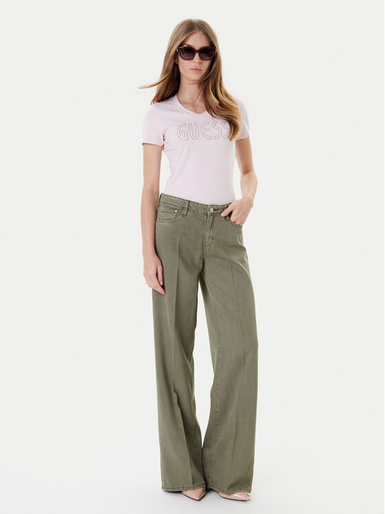 Guess Guess Футболка W5YI05 J1314 Рожевий Regular Fit