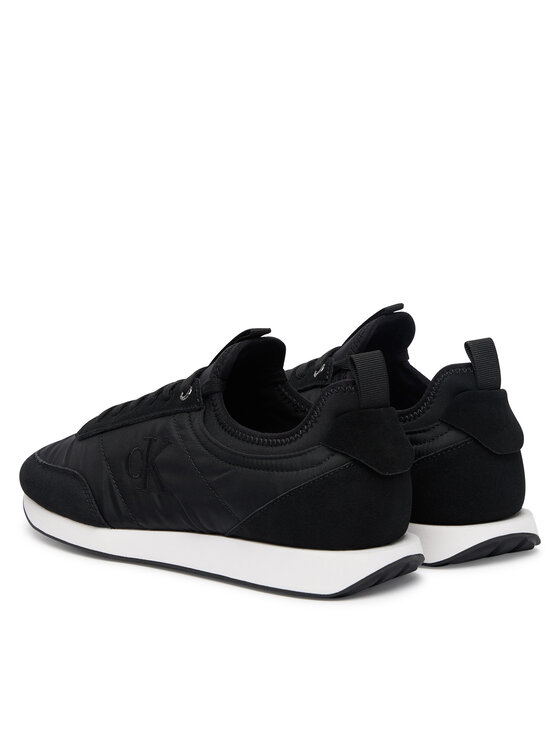 Calvin Klein Jeans Tenisice Calvin Klein Jeans Retro Runner Sock Laceup Mix YM0YM01414 Crna