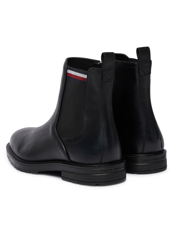 Tommy Hilfiger Stivaletti Tommy Hilfiger Cleated Hilifger W FM0FM05728 Nero
