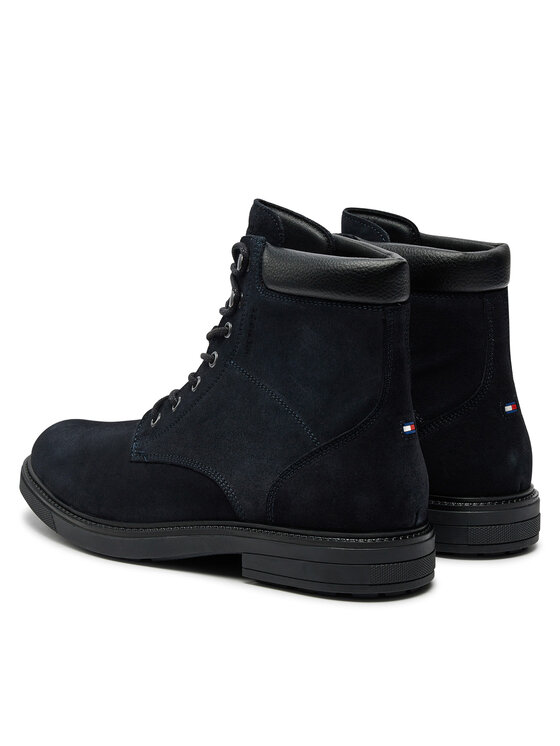 Tommy Hilfiger Csizma Tommy Hilfiger Outdoor Suede FM0FM05193 Sötétkék