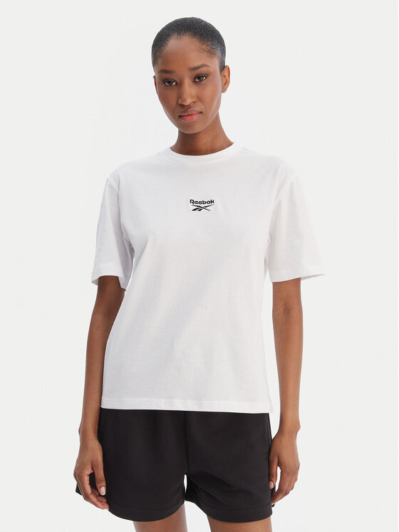 Reebok Reebok Camiseta Suzie RK25505CCW Blanco Relaxed Fit