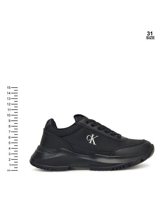 Calvin Klein Zapatillas Calvin Klein Low Cut Lace Up V3A9-83105-1695 S Negro