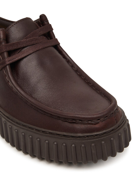 Clarks Туфлі Clarks Torhill Bee 26327768 Темно-коричневий