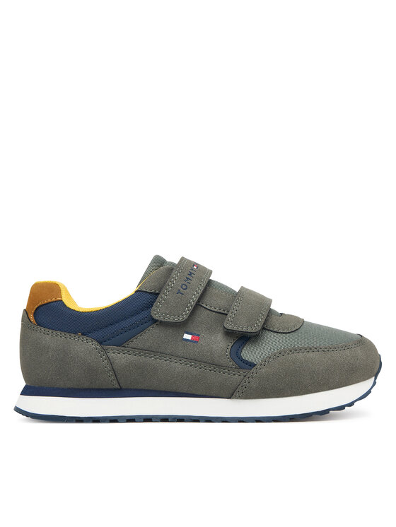 Tommy Hilfiger Sneakers Tommy Hilfiger Low Cut Velcro Sneaker T1X9-35253-1960 S Verde