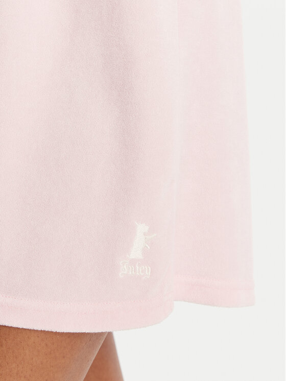 Juicy Couture Juicy Couture Nyári ruha Smocked Terry JCGED126007 Rózsaszín Regular Fit