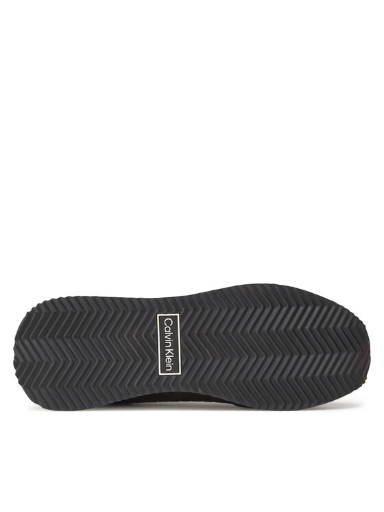Calvin Klein Sneakers Calvin Klein Runner Lace Up Mono Pu HW0HW02574 Nero