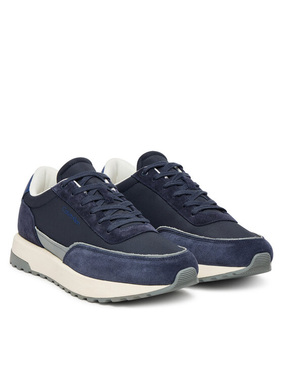 Calvin Klein Sneakers Calvin Klein Low Top Lace Up Repreve Mix HM0HM01714 Blu scuro