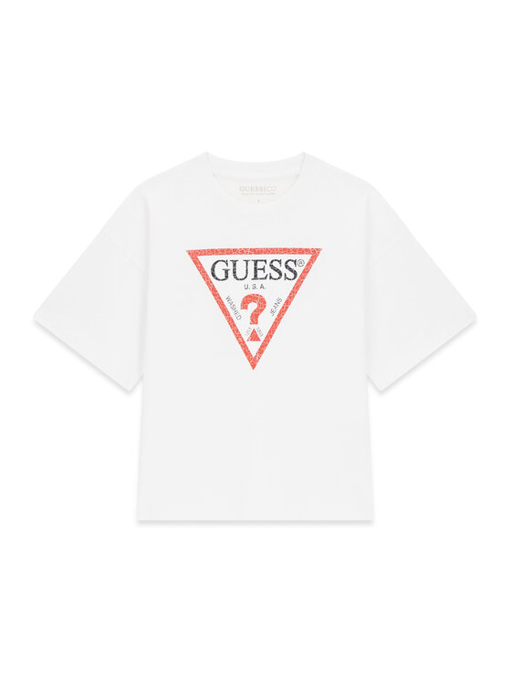 Guess Guess Футболка L6GI18 K8HM4 Білий Relaxed Fit