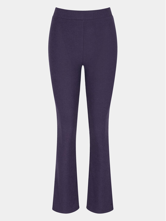 Triumph Triumph Spodnji del pižame Thermal MyWear Skinny Leg Trousers 10216565 Mornarsko modra Skinny Fit