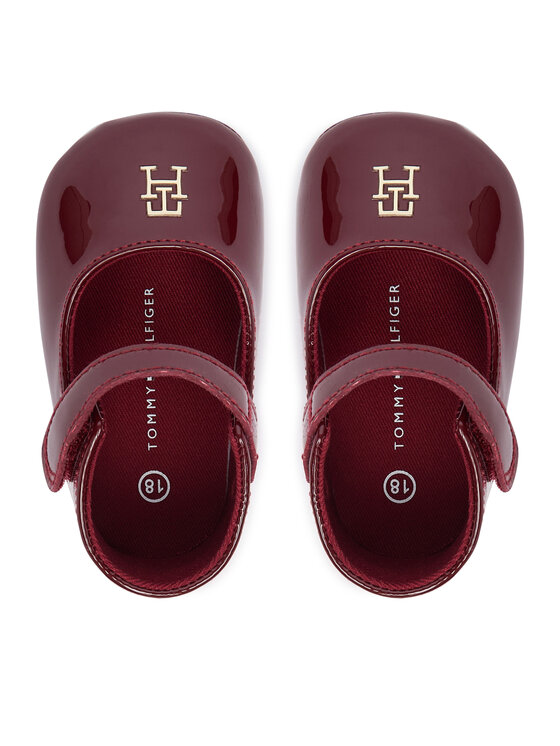 Tommy Hilfiger Kūdikių bateliai Tommy Hilfiger T0A3-35054-1847356 Vyšninė