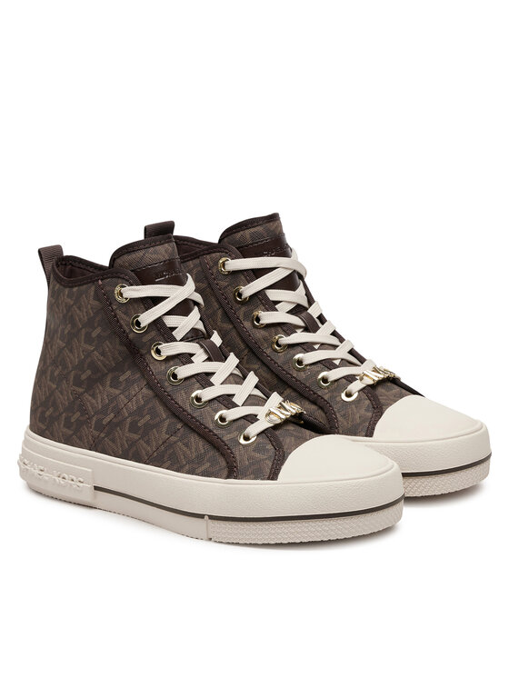MICHAEL Michael Kors Кеди MICHAEL Michael Kors Evy High Top 43F4EYFE5B Коричневий