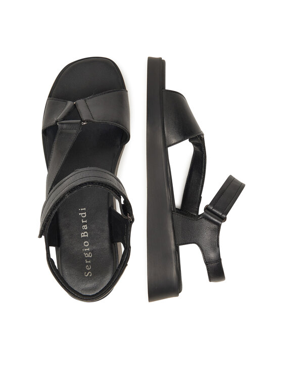 Sergio Bardi Босоніжки Sergio Bardi WI16-F1081-01SB Чорний