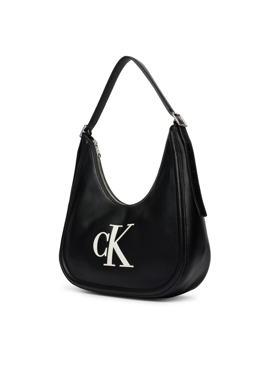 Calvin Klein Geantă Calvin Klein Bold Ck Crescent LV04F3427G Negru