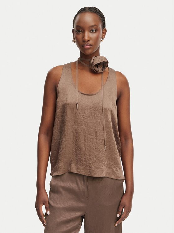 Marella Marella Top Apogeo 2613161045 Marrón Regular Fit