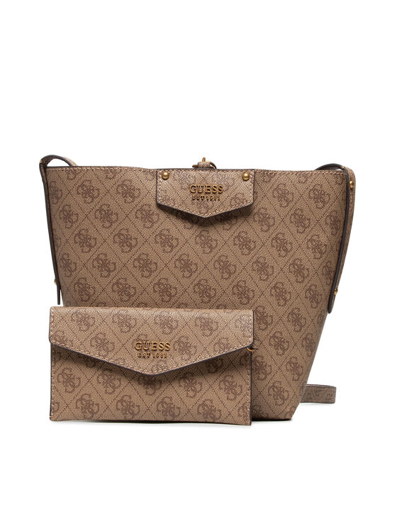 Guess Táska Guess Eco Brenton HWESB8 39001 Barna